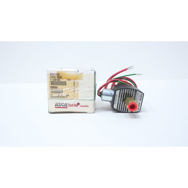 Asco RED-HAT II SOLENOID VALVE 3-WAY 120V-AC 1/4IN NPT EF8317G35 - main