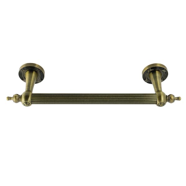 Kingston Brass 12" x 1" O.D. Brass Decorative Grab Bar, Antique Brass DR710123 - main