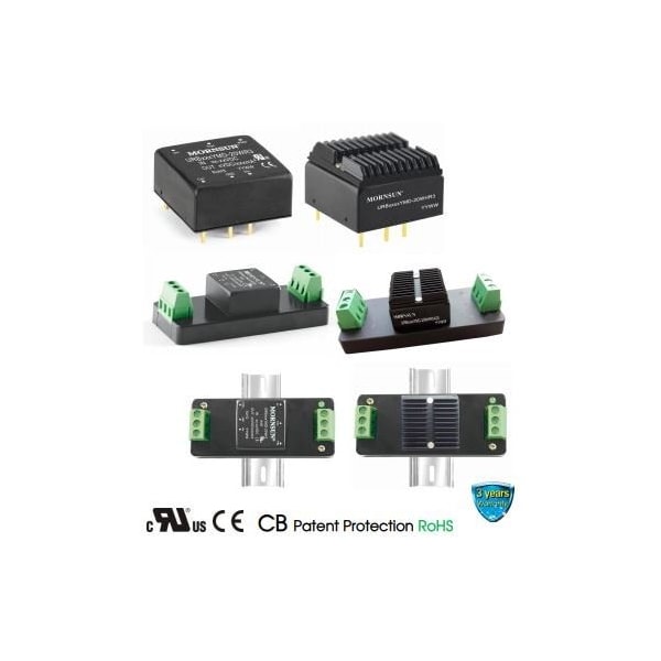 Mornsun 20W isolated DC/DC converter DIP package, Ultra-wide input and regulated single URB4815YMD-20WR3 - main