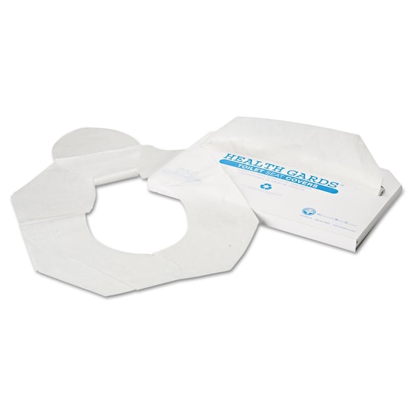 Hospeco Toilet Seat Covers, 1/2 Fold, White HG-2500 - main