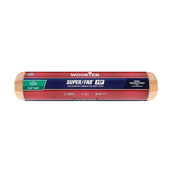 Wooster RR925 14 in. Super Fab Ftp 0.75 in. Nap Roller Cover 71497177292 - main