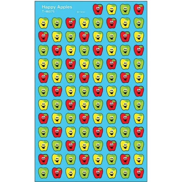 Trend Enterprises Happy Apples superShapes Stickers, PK4800 T46075 - main