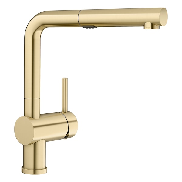 Blanco Linus Pull-Out 1.5 GPM, Satin Gold 526686 - main