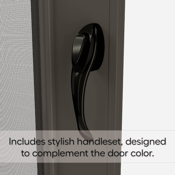 Larson 36'' Wx80'' H Brown Single-Vent Solid Wood Core Storm Door 029842U - main