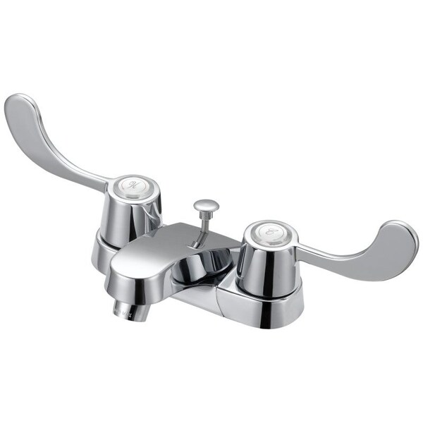 Boston Harbor Lavatory Faucet, 1.2 gpm, 2-Faucet Handle, 3-Faucet Hole, Metal/Plastic, Chrome Plated F5120005CP - main