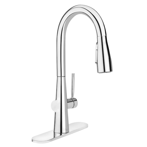 Brondell Jema High Efficiency Pull Down Kitchen Faucet - Chrome KF10-CH - main
