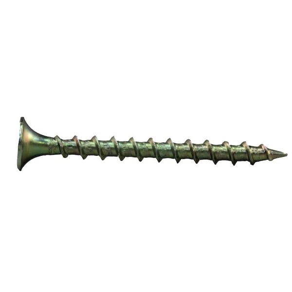 Pro-Fit Self-Drilling Screw, #8 x 1-5/8 in, Zinc Yellow Plated Torx Drive 0333104G - main