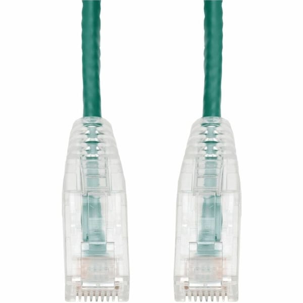 Add-On 6FT RJ-45 MALE TO RJ-45 MALE CAT6 STRAIGHT GREEN SLIM UTP COPPER PVC P ADD-6FSLCAT6-GN - main
