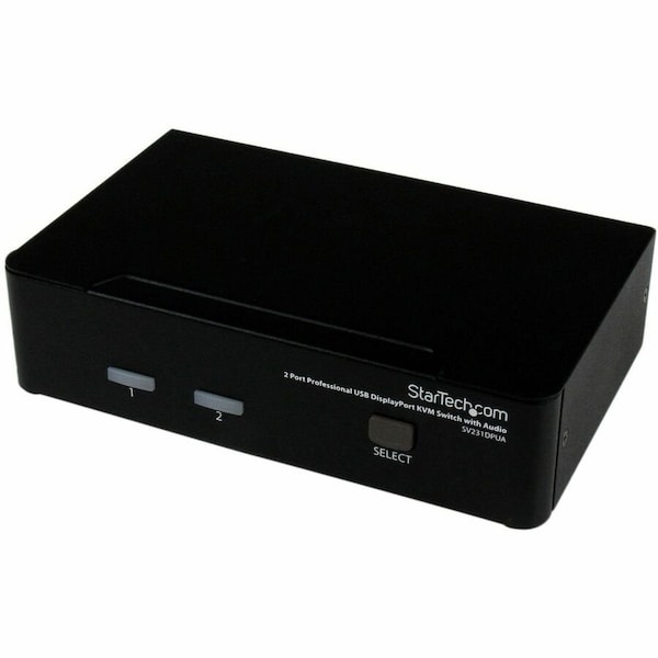 Startech.Com 2 Port USB DisplayPort KVM Switch with Audio SV231DPUA - main