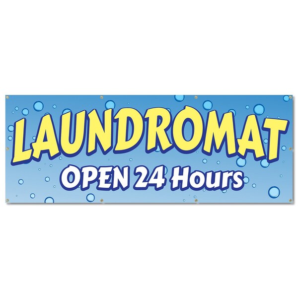 Signmission Laundromat, 36 Inch, Banner B-96-30399 - main