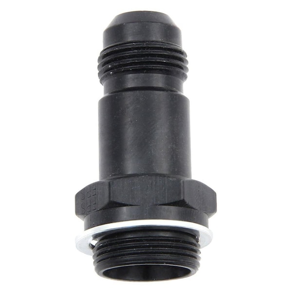 Light House Beauty 491957-BL -8 AN x 0.87-20 in. Dual Feed Male Adapter Fitting - Black LI3079806 - main