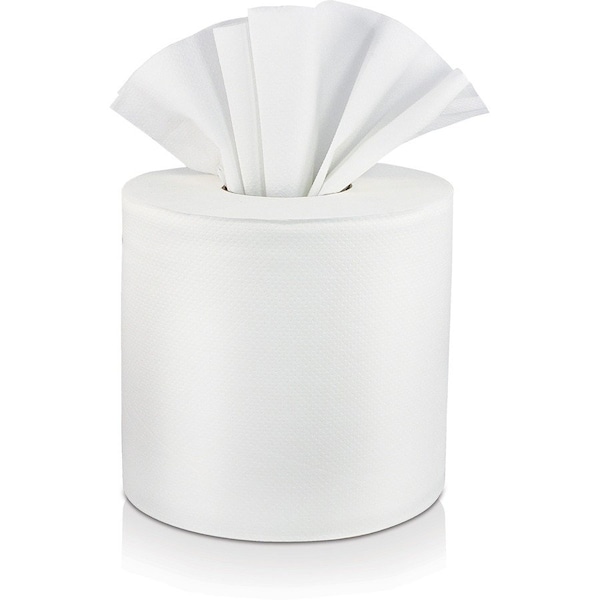 Solaris Paper Livi VPG Select Center Pull Towel - 2 Ply - 7.40in Width x 10.90in Length - White - 6 Rolls Per, 6PK 45507 - main