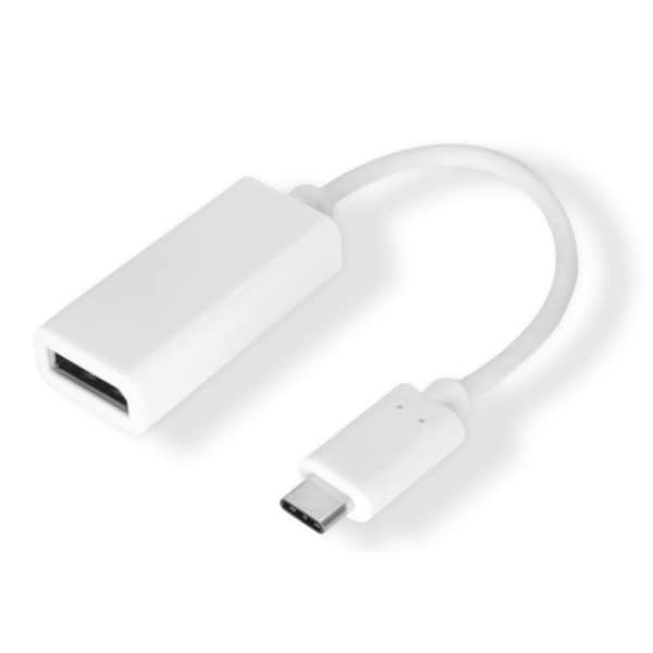 Micro Connectors 9 in. 4K60HZ USB Type-C To Displayport Female Adapter, White USB31-DP-9 - main