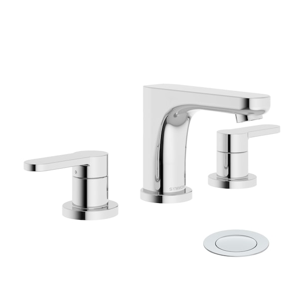 Symmons Identity Widespread Two-Handle Bathroom Faucet with Push Pop Drain (1.0 GPM) SLW6712PP - main