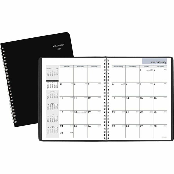 At-A-Glance DayMinder Monthly Planner with Notes Column, Ruled Blocks, 8.75 x 7, 12-Month (Jan to Dec): 2025 G400-00 - main