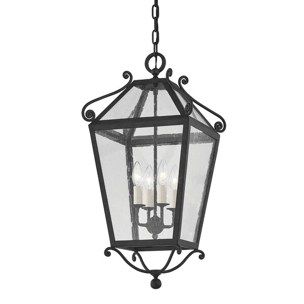 Troy Lighting Mark D. Sikes X Santa Barbara County 4 Light Lantern 13.25 In. French Iron F4128-FRN - main