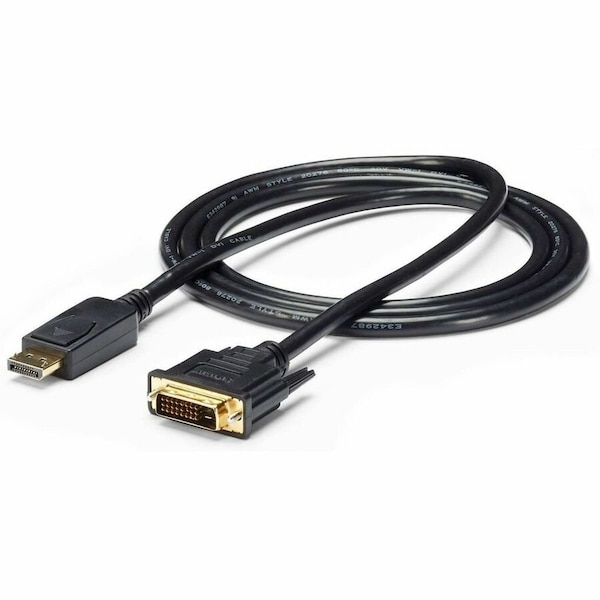 Startech.Com 6ft 1.8m DisplayPort to DVI Cable - DisplayPort to DVI Adapter Cable - DP to DVI-D Video DP2DVI2MM6 - main
