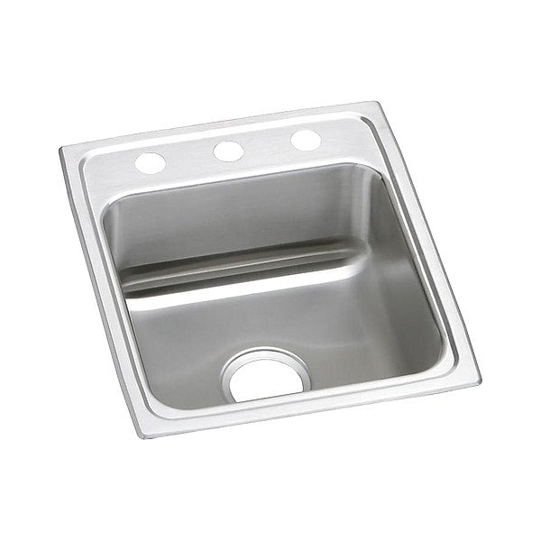 Just Manufacturing Bowl Drop-In Sink, 22"x15"x7.625", Gray SL221A453-J - main