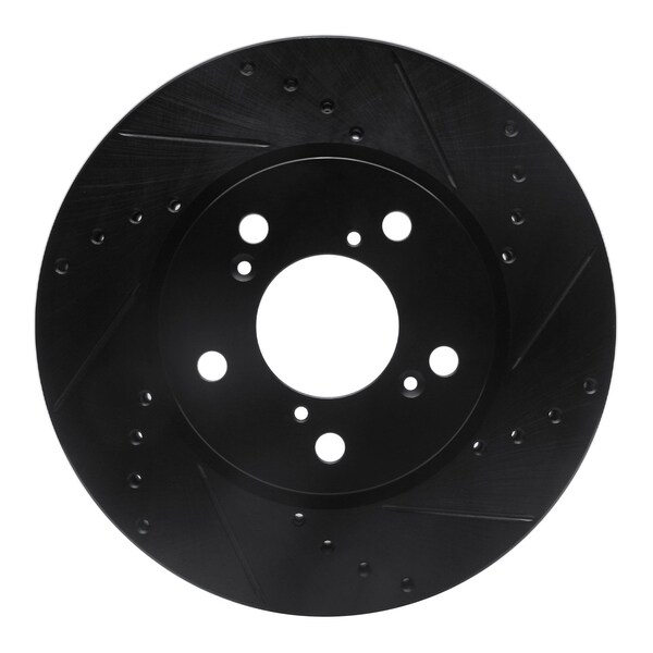 Dynamic Friction Co DFC Brake Rotor - Drilled and Slotted - Black 633-59049R - main