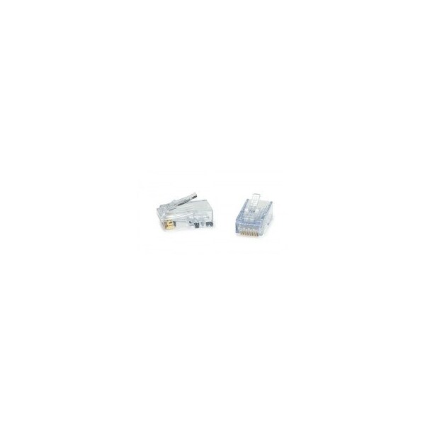 Swe-Tech 3C Platinum Tools ezEX44-RJ45 Cat6/Cat5e Crimp Connectors, POE Compliant, 50PK FWT100028C - main