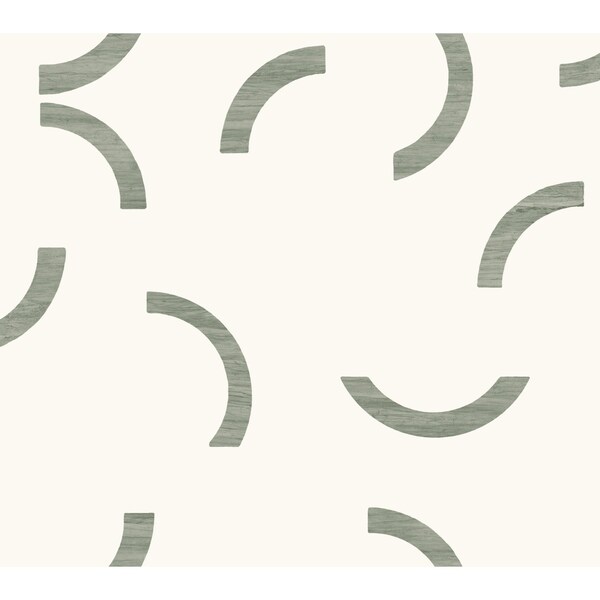 York Wallcoverings Lunula Green Wallpaper FM1021 - main