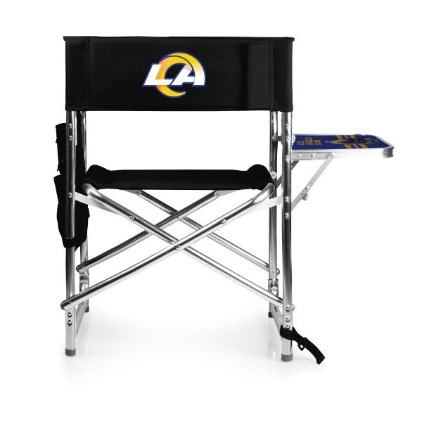 Picnic Time Family Of Brands Los Angeles Rams - Sports Chair, (Black) 809-00-179-334-2 - main