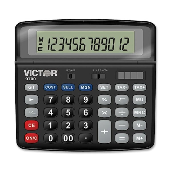 Victor Calculator, Desktop Business, 12 Digits 9700 - main