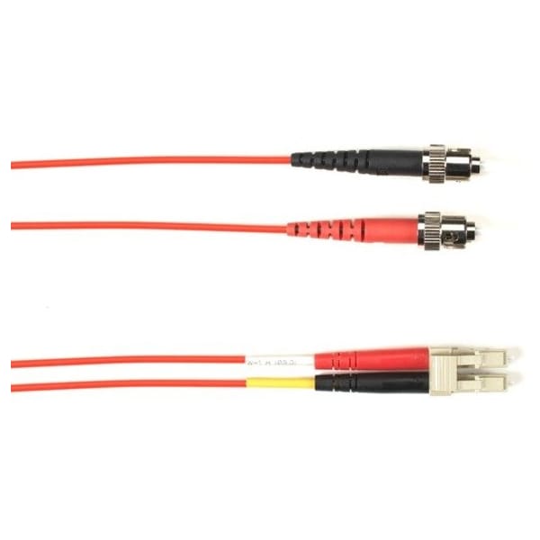 Black Box 62.5 MM FO PATCH CABLE DUPLX, LSZH, RED, STLC NON-CANCELABLE/NON-RETURNABLE FOLZH62-003M-STLC-RD - main