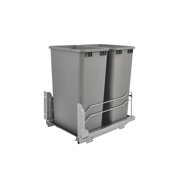 Rev-A-Shelf Steel; Plastic, Metallic Silver, 14.75 in W, 22.88 in H, 22.25 in D 53WC-2150SCDM-217 - main