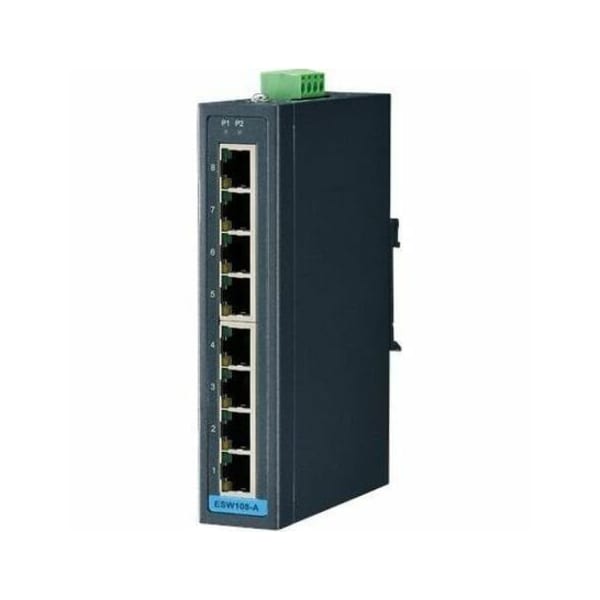 Advantech Etn Unmanaged Switch 8 Copper, 1 Multi-Mode Lc BB-ESW108-A - main