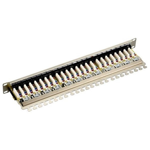 Black Box Cat6 Shielded Patch Panel, 24-Port, RJ45 JPS60A-24 - main
