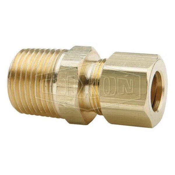 Dixon The Right Connection Tube-to-Pipe Tank Fitting, 1/2 in x 11/16-20 Nominal, Tube x Straight NPT End S 682C-0808 - main