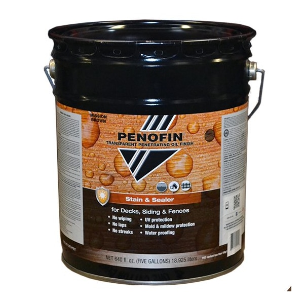 Penofin 5 Gal Mission Brown Stain & Sealer Transparent Stain & Sealer FSSMB5G - main