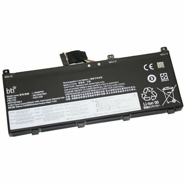 Battery Technology BATTERY FOR THINKPAD P53 20QN P53 20QQ 02DL028-BTI - main