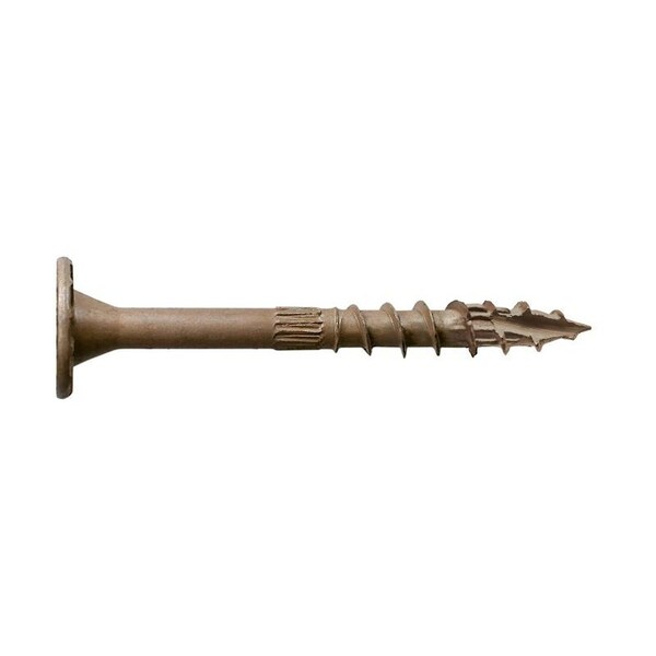 Simpson Strong-Tie Strong-Drive SDWS Timber Screw, 3 in L, Serrated Thread, Washer Head, Steel SDWS22300DB-RP1 - main