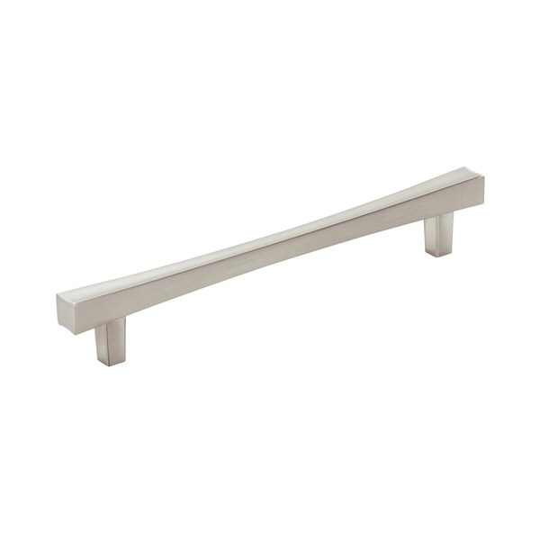 Amerock Pailou 6-5/16 inch (160mm) Center-to-Center Satin Nickel Cabinet Pull, 10PK 10VMP37324G10 - main