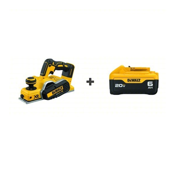 Dewalt Cordless Planer, 20V MAX Battery Platform DCP580B/DCB206 - main