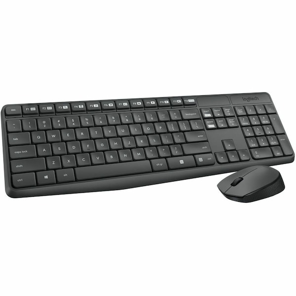 Logitech Keyboard Mouse Keyboard English Layout only, Gray LOG920007897 - main