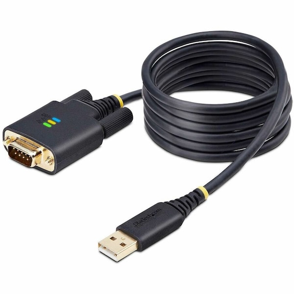 Startech.Com 6.6FT (2M) USB TO NULL MODEM SERIAL ADAPTER CABLE, COM RETENTION, FTDI, USB-A TO 1P6FFCN-USB-SERIAL - main