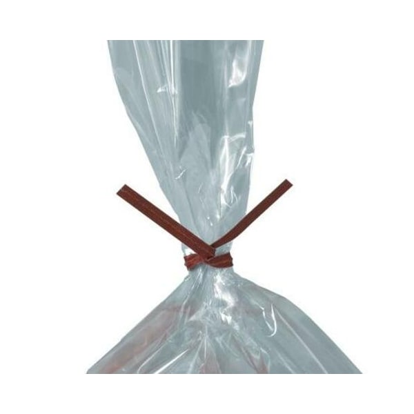 Box Packaging Paper Twist Ties, 7"L x 5/32"W, Red, 2000/Pack PBT7R - main