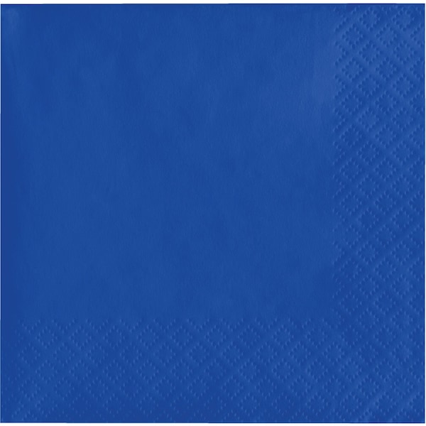 Touch Of Color Cobalt Blue Beverage Napkins 3 ply, 5"x5", 500PK 573147B - main