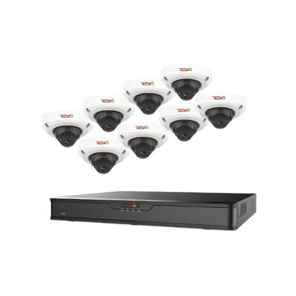 Revo America Ultra HD Audio Capable 16 Channel 3TB NVR Surveillance System RU162D8G-3T - main