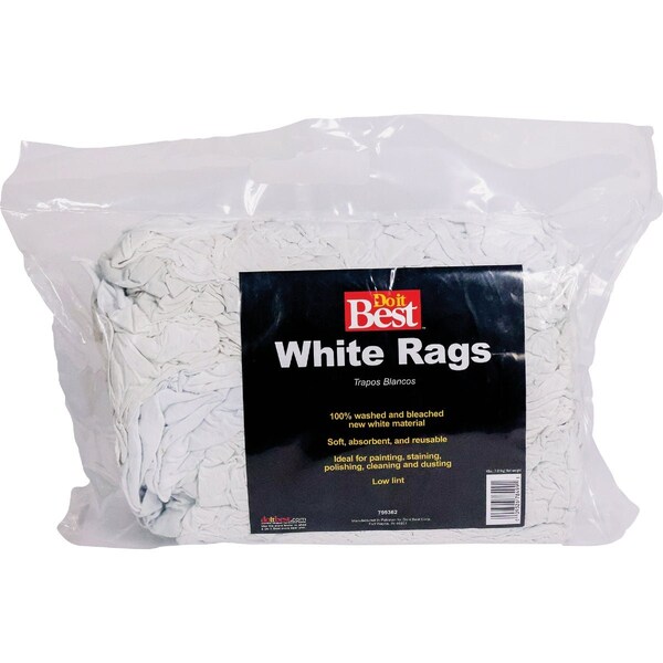Do It Best White Knit Painters Rags, 4 Lb. 10852DIB - main