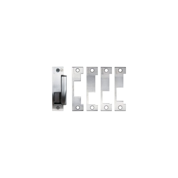 Camden Door Controls Low Profile, Latch Monitor, Fire Rated Electric Strike, 4 Faceplates, 12/24V AC/DC CX-ED1689L-4 - main