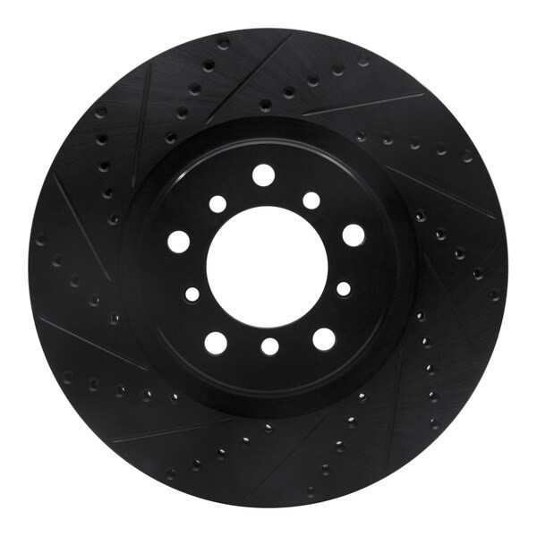 Dynamic Friction Co DFC Brake Rotor - Drilled and Slotted - Black 633-31055D - main