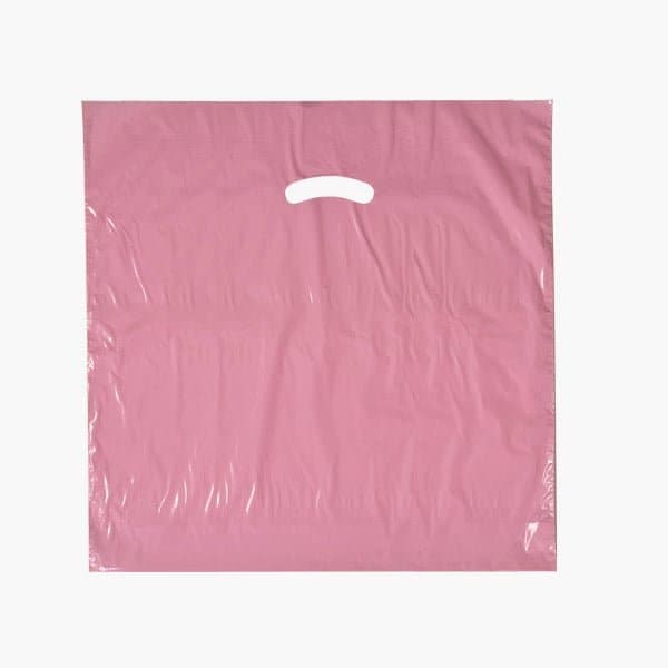 Nashville Wraps Dusty Rose Super Gloss 20x20x5 Plastic Bags, 1.50 mil, 500PK SG3DR - main