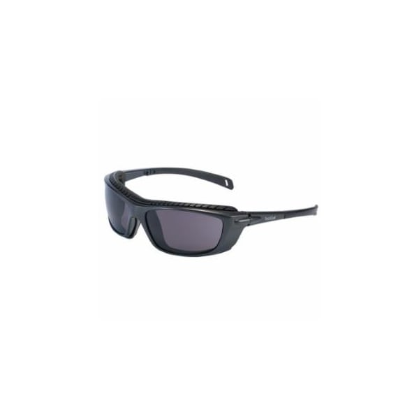 Bolle Safety Baxter Series Safety Glasses, Smoke Lens, Platinum Anti-Fog, Anti-Scratch, Black/Blue Frame, 10PK 286-40277 - main