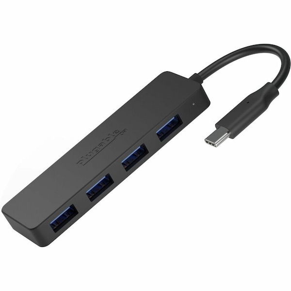 Plugable USB C to USB Adapter Hub, 4 Port USB 3.0 Hub for Windows, MacBook Pro/Air, iPad Pro, Surfa USBC-HUB4A - main