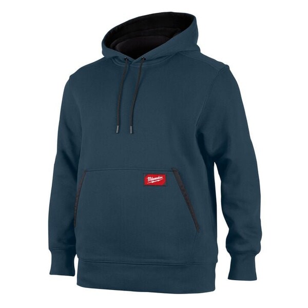 Milwaukee Hand Trucks Freeflex XL Long Sleeve Unisex Hooded Hoodie Blue 351BL-XL - main