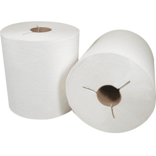 Morcon Y Notch Hardwound Roll Towel White, PK6 400WY - main